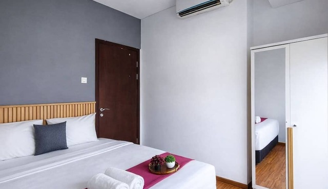 6 Pax Tranquil 3Br With Extra Room At Grand Sungkono Lagoon Apartment