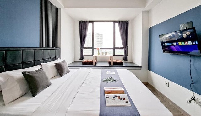 Blue Studio At Apartment Collins Boulevard