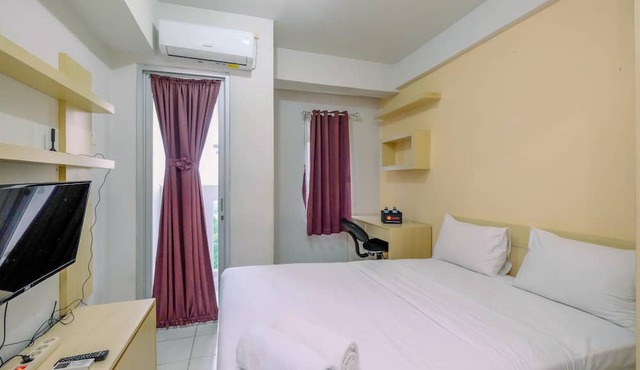 Simple And Cozy Living Studio At Dramaga Tower Apartment
