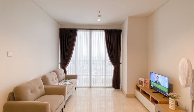 Homey 2Br Apartment At Lucky Tower Residence