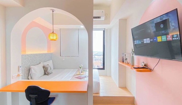 Minimalist Studio Room Apartment At Evenciio Margonda