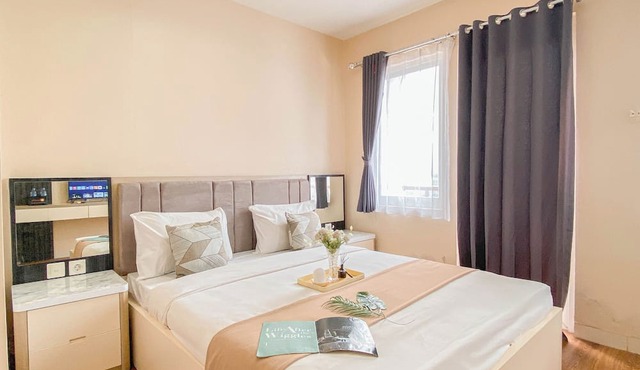 Warm and Cozy 1BR without Living Room at Sentul Tower Apartment
