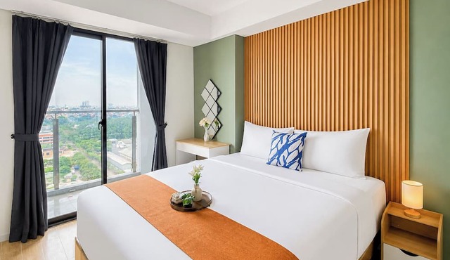 Light Filled 3Br At Apartment Daan Mogot City in Jakarta