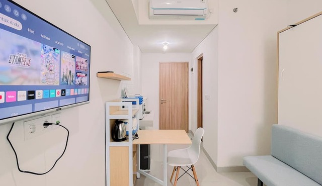 Warm And Comfy Studio Apartment (No Kitchen) Bandaraya - Tallasa City Makassar in Makassar