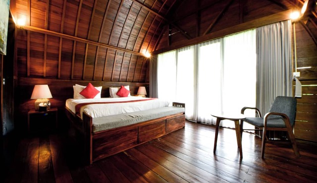The Lumbung Wood Villa in Seminyak
