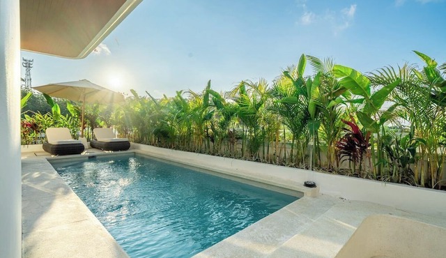 New Tropical 3BR Villa+Private Pool+Best Location in South Kuta