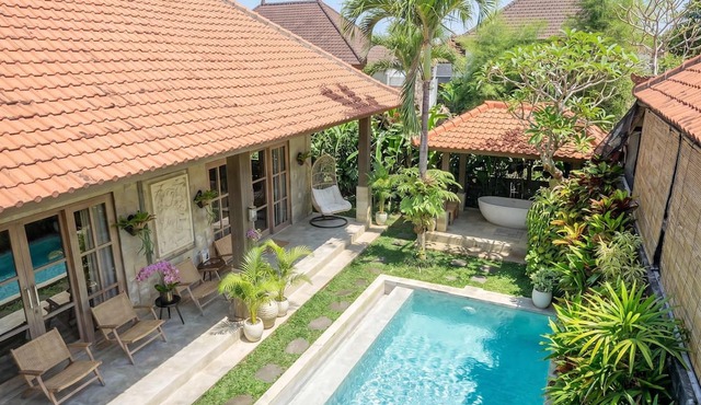 Serene Ubud 2BR Stay Garden Bath Private Pool in Ubud