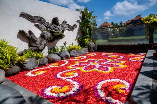 Villa Gesing Mas - Private Pool Bamboo Villa 2 BR Facing To Rice Field View in Ubud