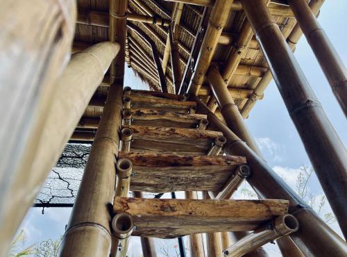 The Kanata Bamboo House in Seribatu